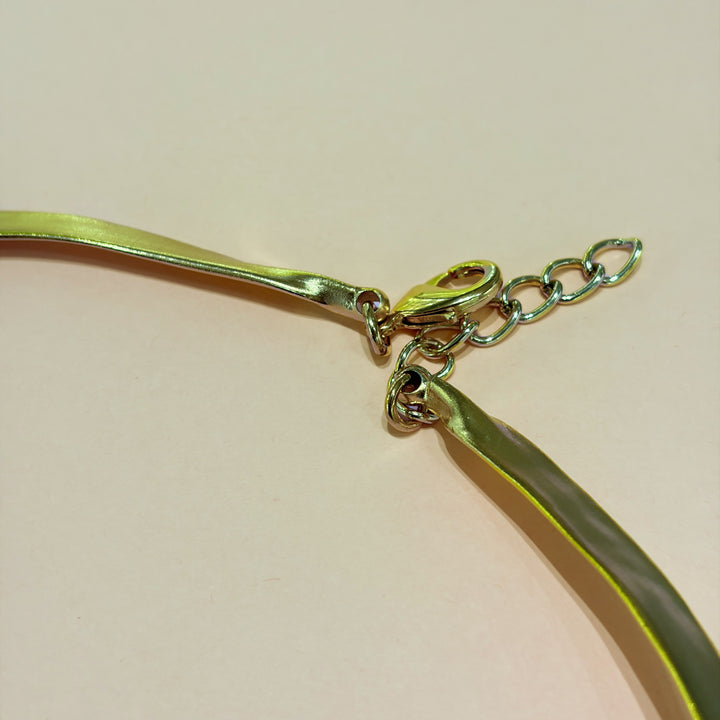 Handmade 3 Circle Dangling Strings Necklace | Gold Plated | ZsaZsa