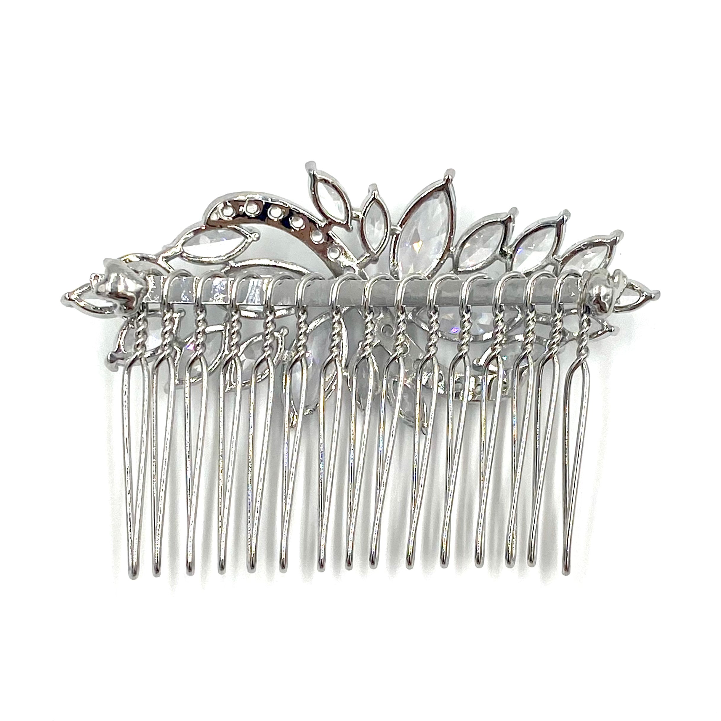 STONE EMBELLISHED HAIR COMB