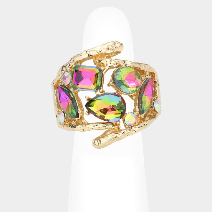 Multi Stone Stretch Ring