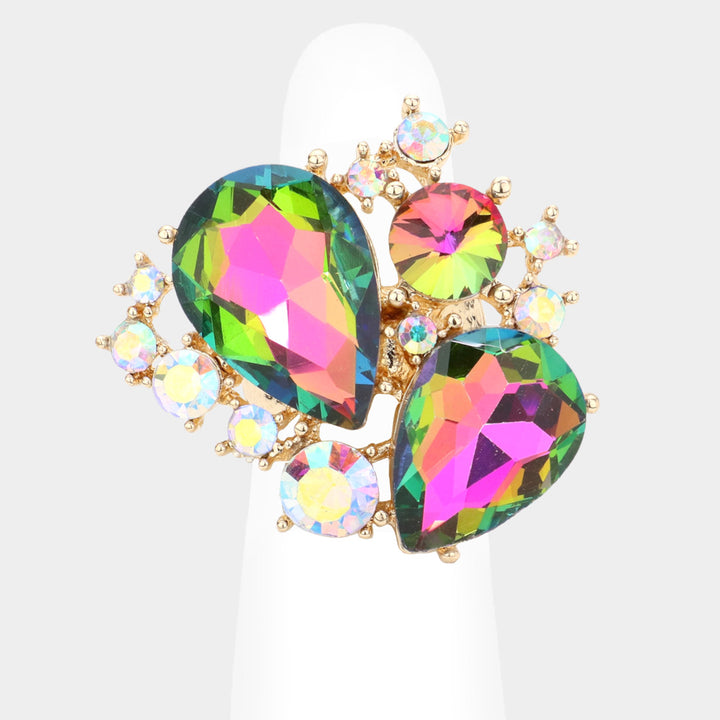 Multi Stone Stretch Ring