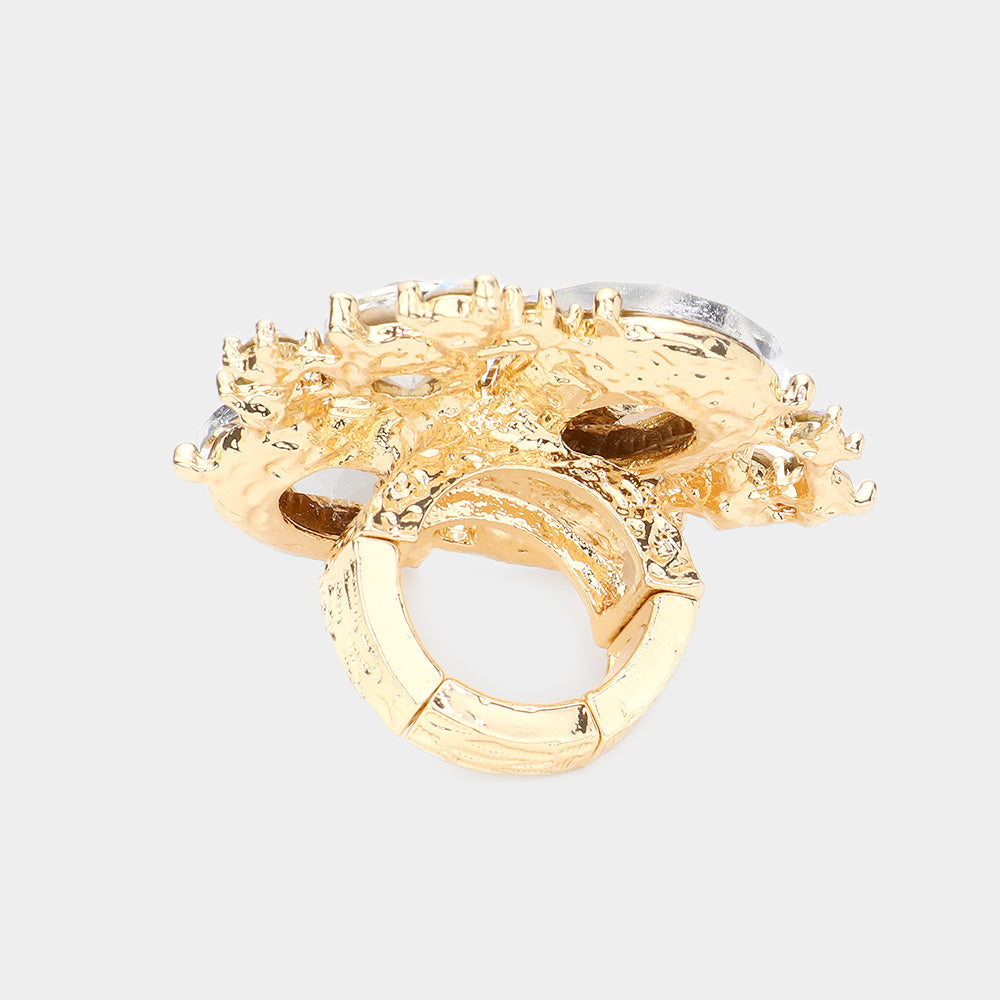 Multi Stone Stretch Ring