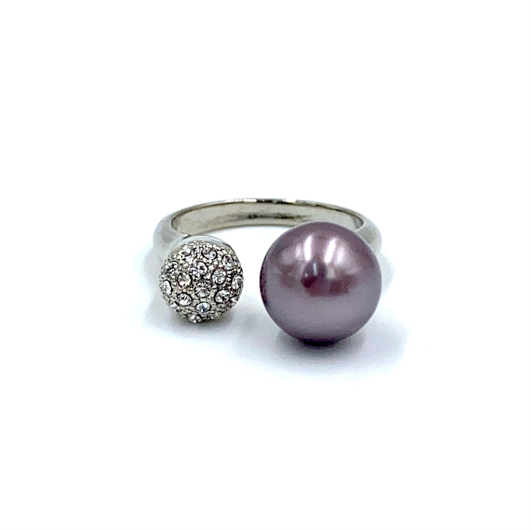 Elegant purple pearl set